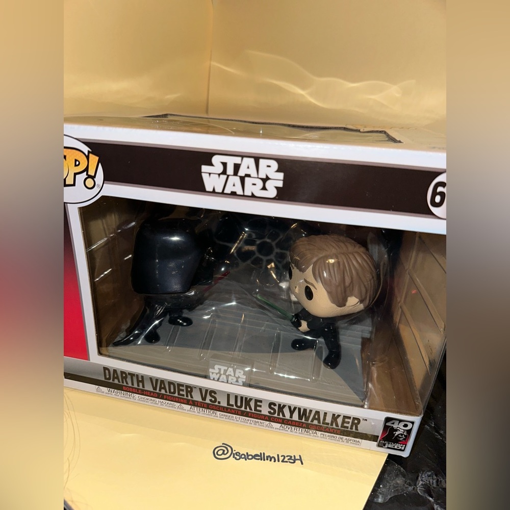 Funko Pop Star Wars Darth Vader vs. Luke Skywalker
